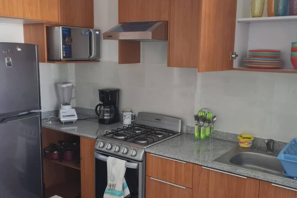 Bonito Penthouse Con Roof Garden Apartment Manzanillo Exterior photo